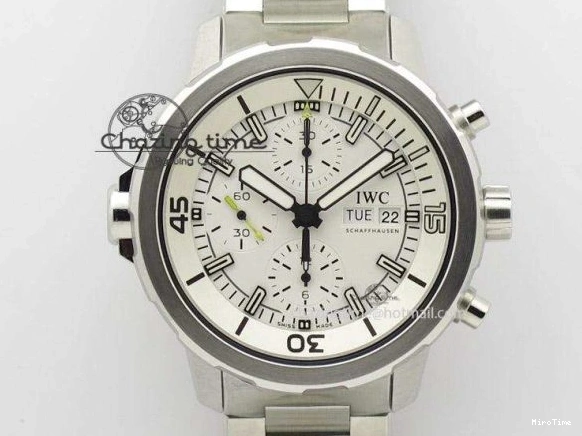 MIROTIME 0119 Youthful Aquatimer Automatic SS RSF 1:1 Best Edition White Black Dial on SS Bracelet A 7070